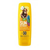 Крем для лица и тела SPF-30 Солнцезащитный 140мл серия Sun Screen